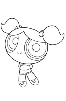 Powerpuff Girls kleurplaat 3